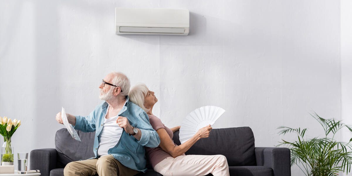 air conditioner can't keep up on hot days
